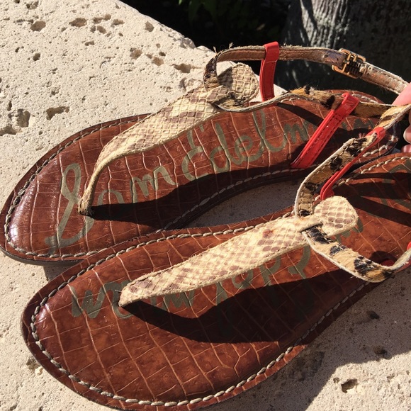 Sam Edelman GIGI Sandals Flats Leopard - Size 6.5 - Picture 2 of 3